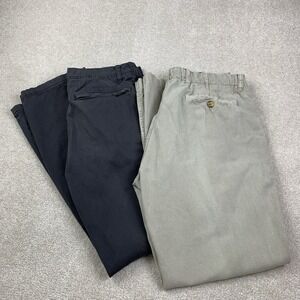 Lot Of 2 Carbon 2 Cobalt Pants Men 33x31 Corduroy Cotton Chino Straight Stretch
